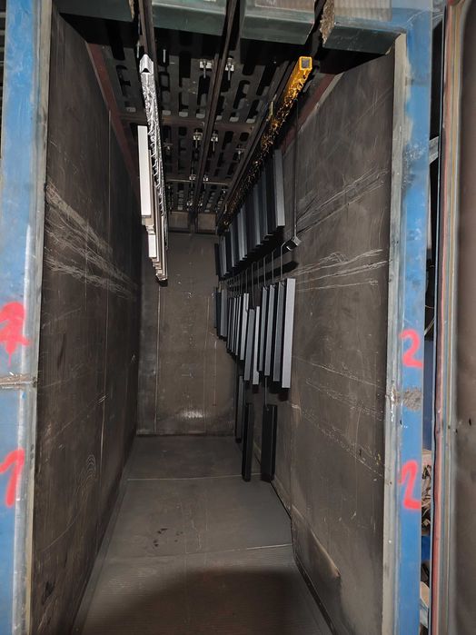 Piec olejowy, malowanie proszkowe  3.3x2x1m