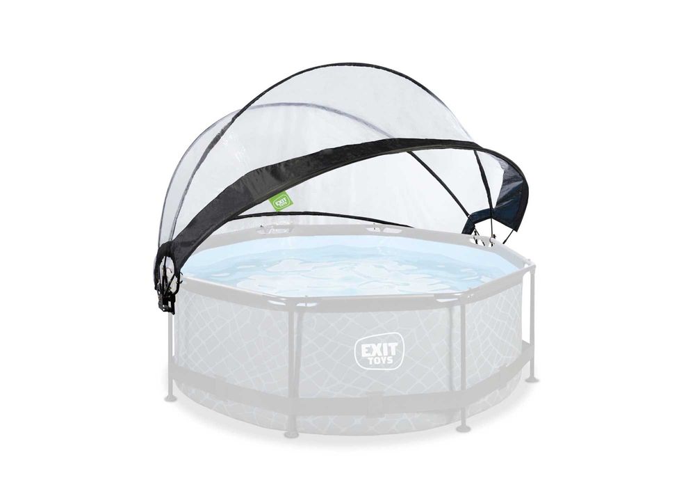 Składany dach kopuła do okrągłego basenu Exit 244 cm