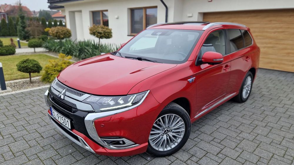 Mitsubishi Outlander 2.4 Hybryda Plug In Diamant+ Stan Perfekt Skóra Kamery Led Nawigacja
