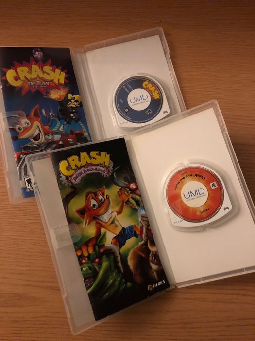 Jogos PSP Crash (Conjunto)