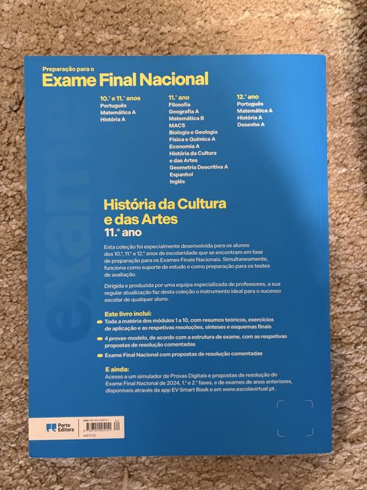 Livro preparação de exame nacional História da cultura e das artes