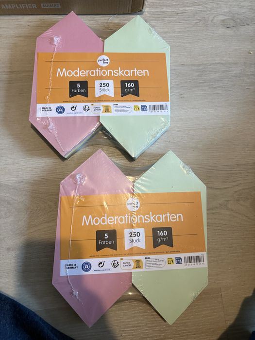 Kartki do notowania 2x250 sztuk