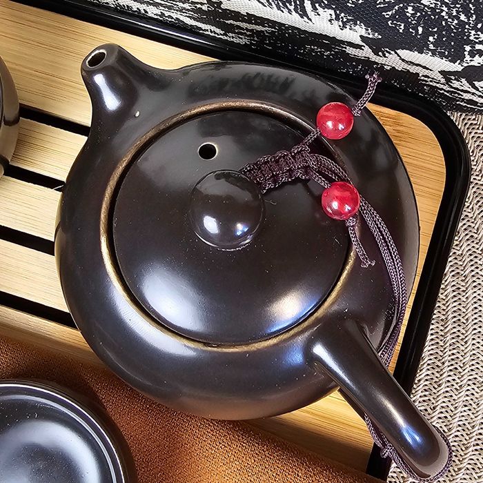 Дорожній чайний набір +❱ сервіз на 4 персони ❰+ для чайної церемонії