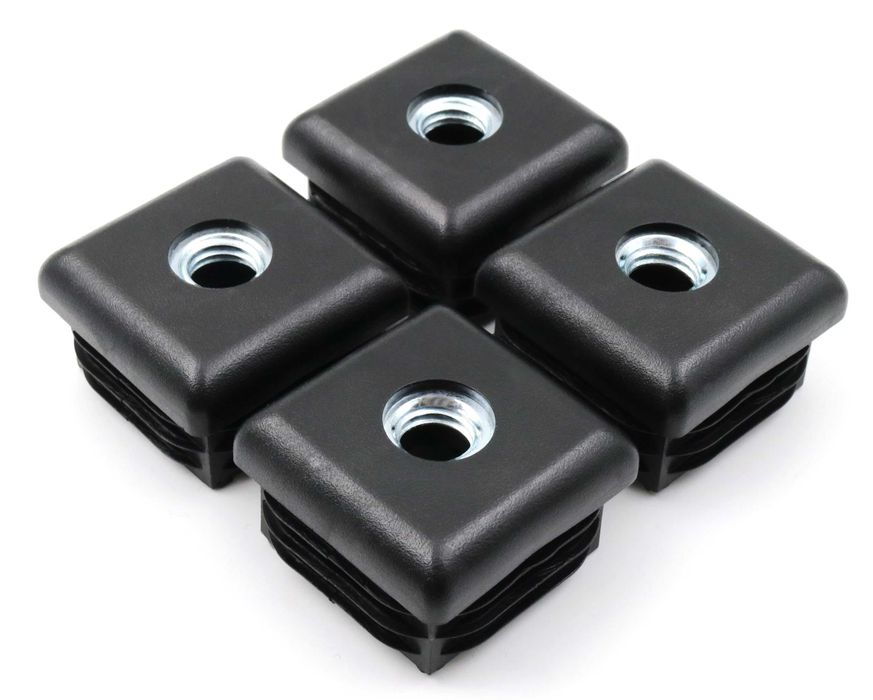 Zatyczki gwintowane Design61 4X Zatyczki do rur kwadratowych