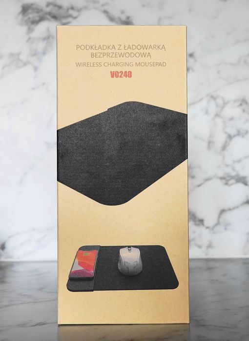 Podkładka pod mysz z ładowarką bezprzewodową Wireless Charging