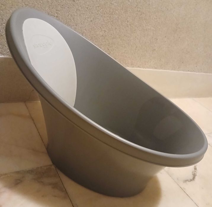 Banheira SHNUGGLE ergonómica & portátil, como NOVA — p/ bebé 0-12Meses