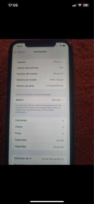 Iphone 11 preto 64 gb