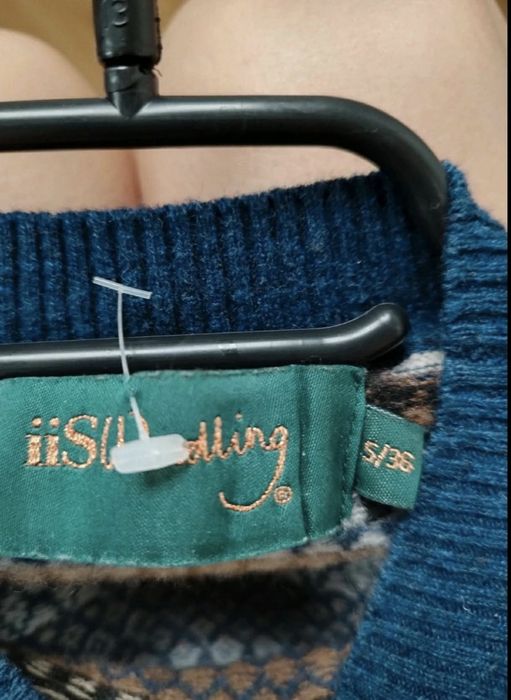 Sweter damski norweski nowy lambswool