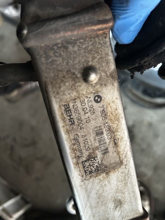 Chłodnica egr bmw e90 e91 e92 e93 e60 e61 e83 e87 e81 N47 320D 520D