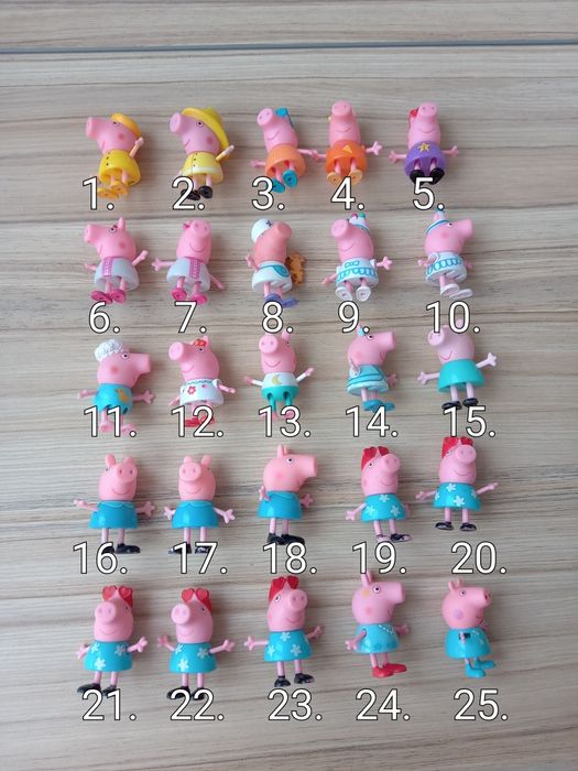 Фігурки Свинка Пеппа, Джордж , Мама Свинка Peppa pig