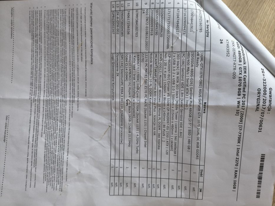 Komputer Komputronik monitor dotykowy Acer