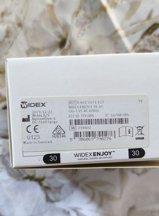 Aparat słuchowy widexen joy e-fa 30 2 sztuki