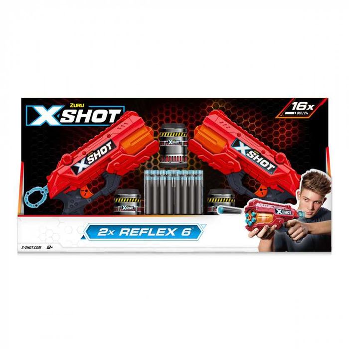 Детский Набор бластеров X-Shot Reflex Double детское оружие*