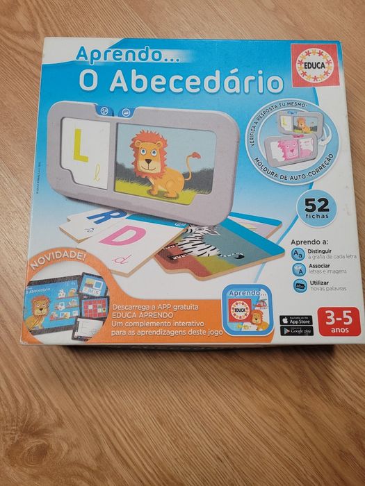 Jogo alfabeto de criança