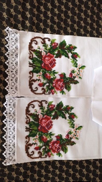 Весільні рушники  вишиті бісером