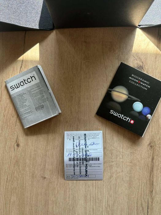 Omega x Swatch Bioceramic Moonswatch Mission to Pluto SO33M101 Nowy