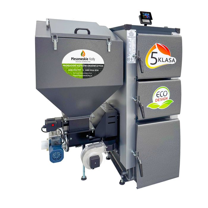 Kocioł z Podajnikiem na Pellet i Ekogroszek 15kW 5 klasa Ekodesign, hybryda, DUO, dwupaliwowy, dwufunkcyjny, dostawa GRATIS, dotacja, montaż