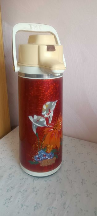 Термос 3л. ТИТ з помпою Вінтаж