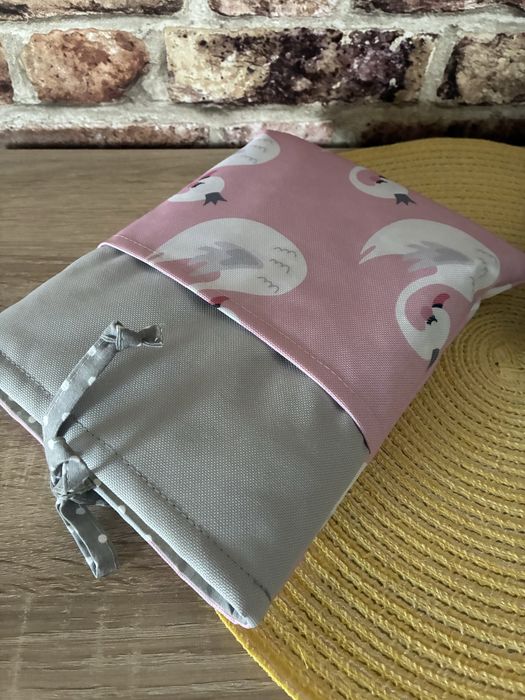 Otulacz etui na książkę handmade