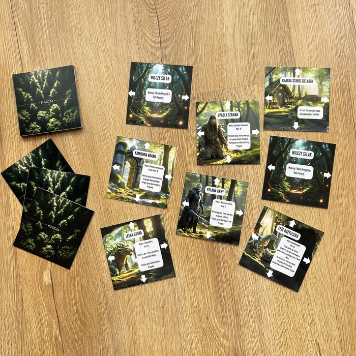PUSZCZA - Dodatek do gry Talisman Magia i Miecz 5. Nowe Karty,Zaklęcia