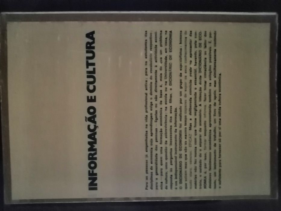 Dicionário de economia.