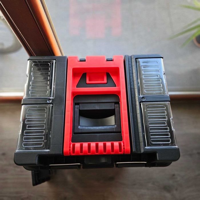 3w1 XXL Mocna Skrzynka Narzędziowa Na Kółkach Modułowa + GRATIS Tacka