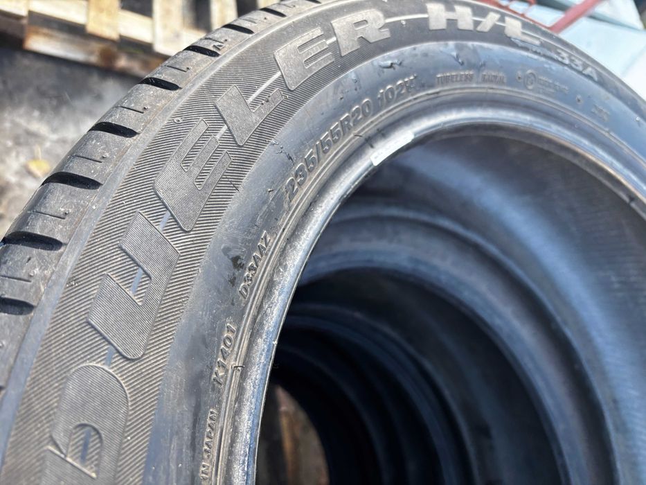 235-55-R20 BRIDGESTONE DUELER 4штуки резины GERMANY 2023