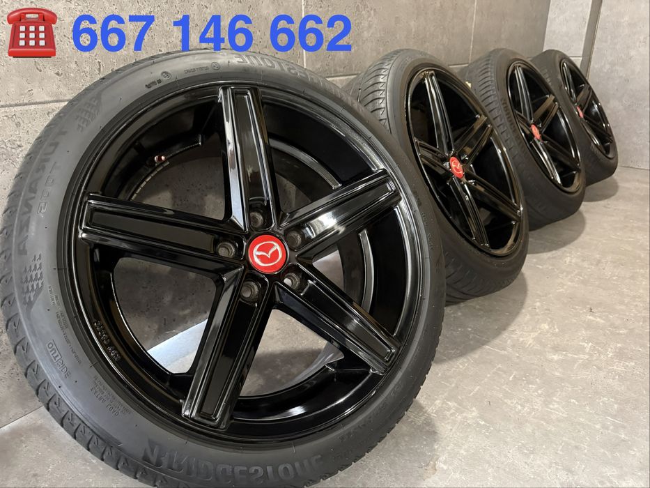 18 cali 5x114.3 Mazda Honda Kia Hyundai Infiniti ET42 8.5J felgi koła komplet concave wklęsłe renault citroen peugeot
