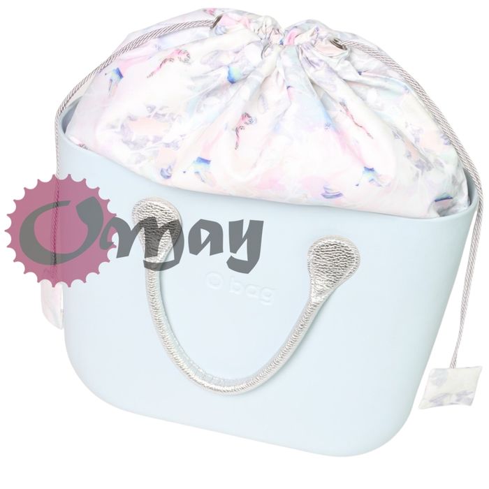 organizer OBAG STANDARD WOREK kwiaty pastelowe 2 kieszenie komin OMAY