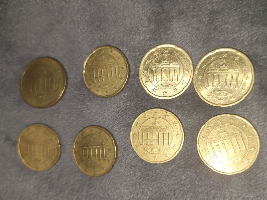 Monety 20 euro cent mennica 2002