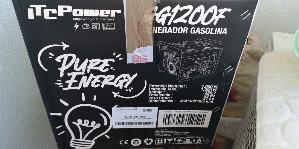 Gerador a gasolina 1200W