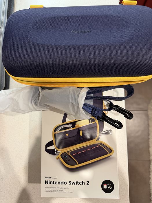 Футляр  Spigen Nano Pop Pro Pouch до Nintendo Switch 2 Blueberry Navy