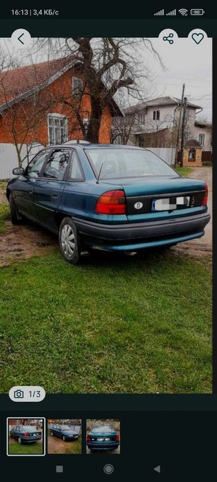 Опель астра f 95г. Автомат 1.4