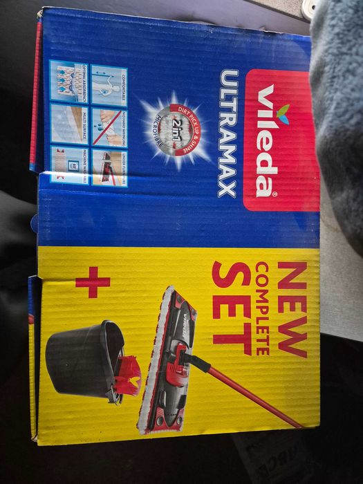 Vileda Ultramax zestaw mop z wiadrem nowy