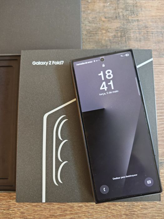 Samsung Z Fold 5G  12GB/256GB Preto Seminovo(Como Novo)C/Garantia Aceito Retomas