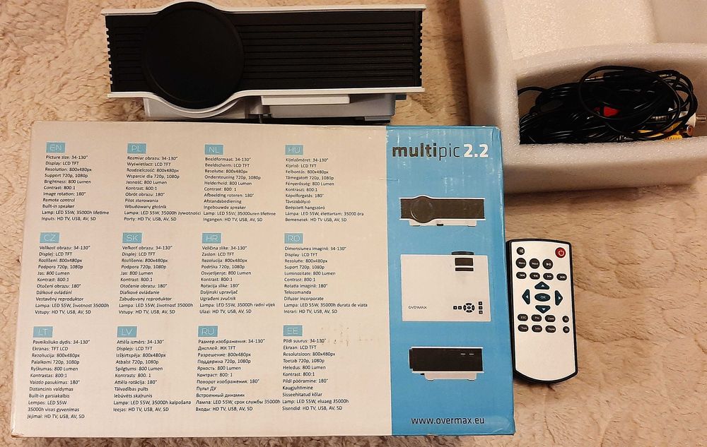 Projektor LED Overmax Multipic 2.2