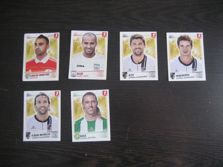 Cromos Panini Liga Portugal 2007/08, 2010/11, 2011/12, 2014/15,2015/16