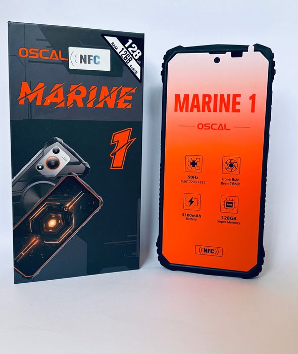 OSCAL Marine 1 – Novo / 128GB / 4GB RAM / NFC / Desbloqueado