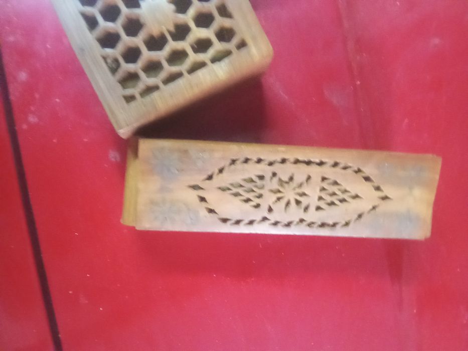 4 caixas religiosas madeira.