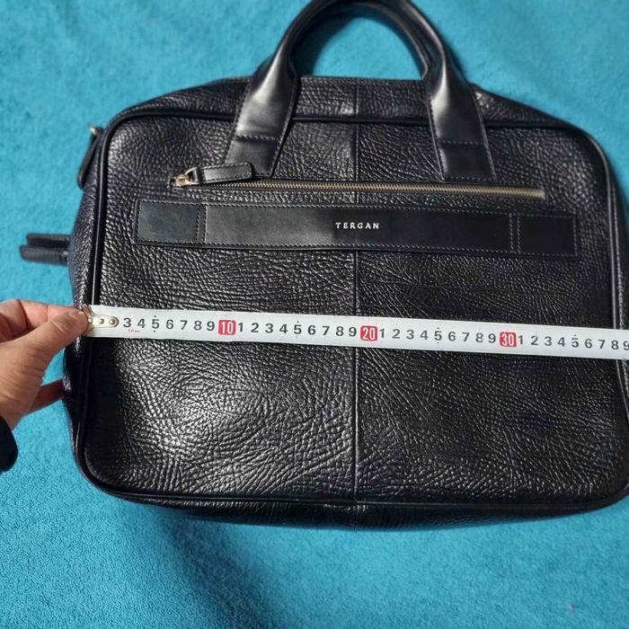 Сумка из натуральной кожи документов и ноутбука