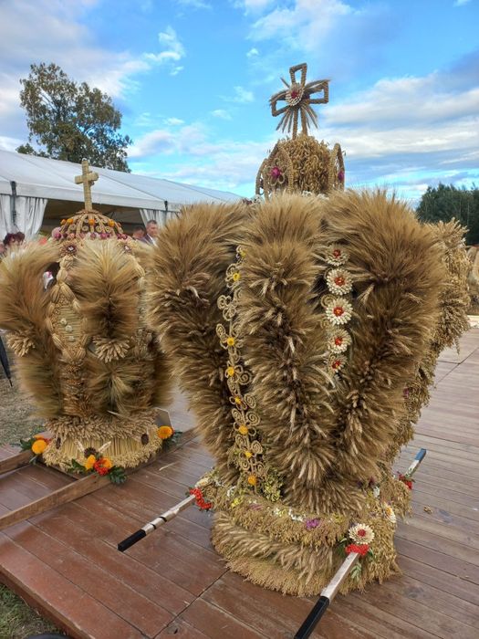 Korona żniwna wieniec dożynkowy