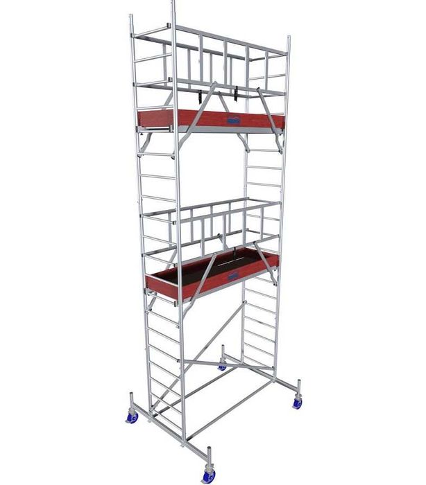 Rusztowanie Aluminiowe Jezdne Krause wysokość robocza 6,3 m