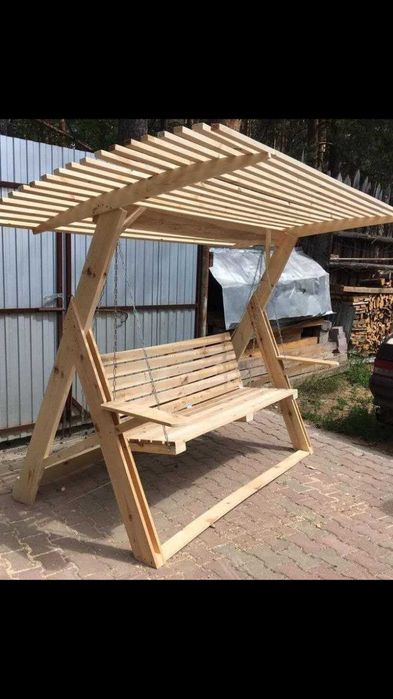 Садові гойдалки на замовлення