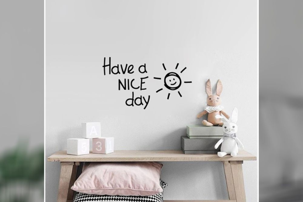 Adesivo de parede inspirador