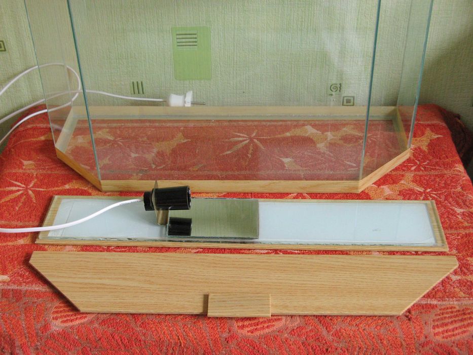 Аквариум на 32 литра с крышкой и подсветкой