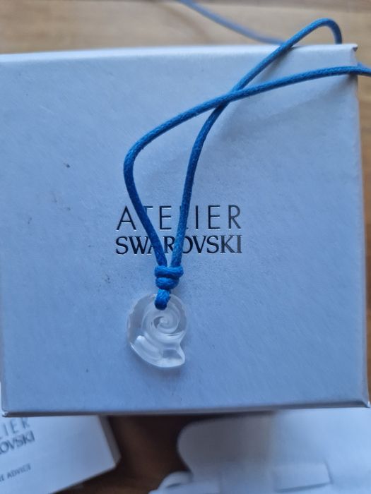 Swarovski naszyjnik waterschool powlekany rodem.