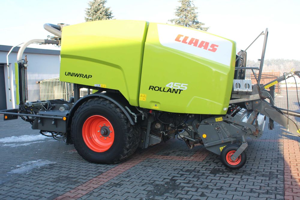 Prasoowijarka Claas Rollant 455 Uniwrap prasa
