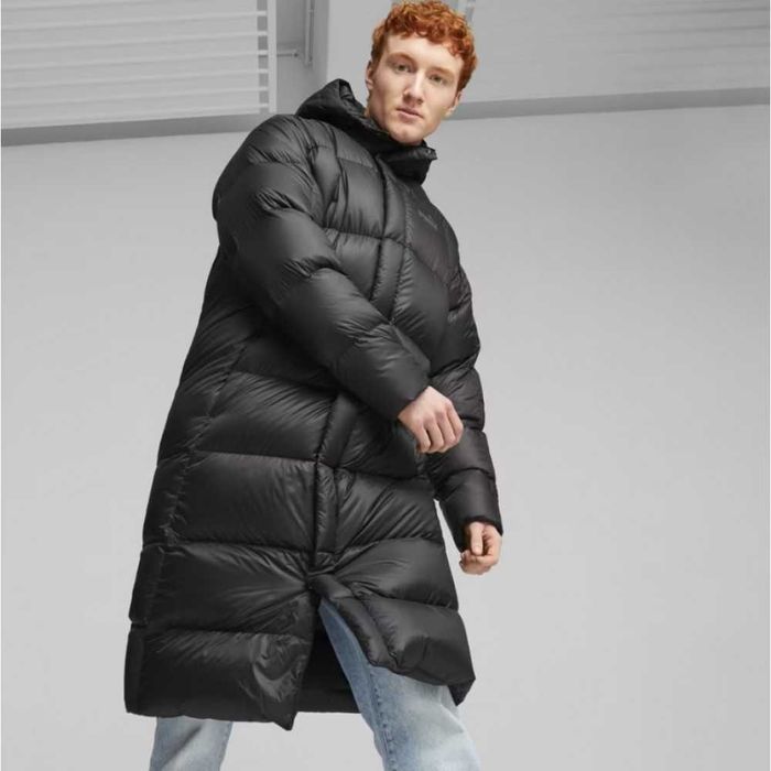 Чоловічий зимовий пуховик  Puma LONG HOODED DOWN COAT (675377 01)