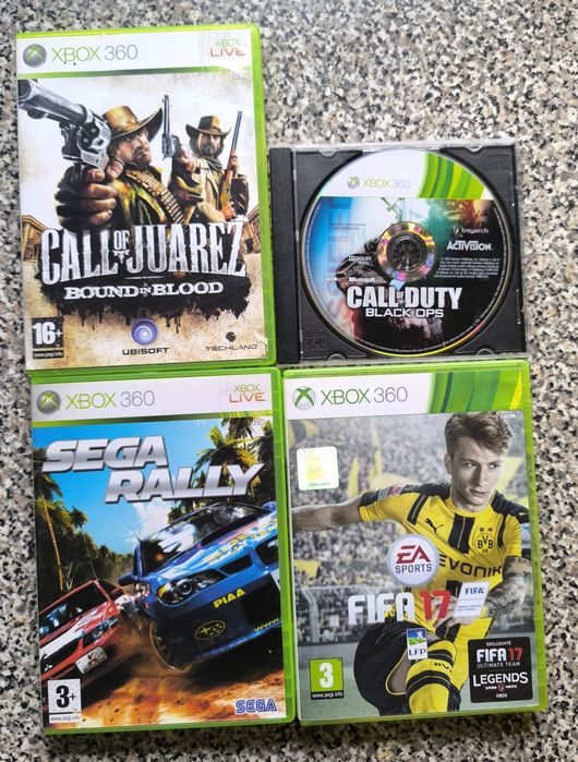 Conjunto de 4 jogos Xbox 360