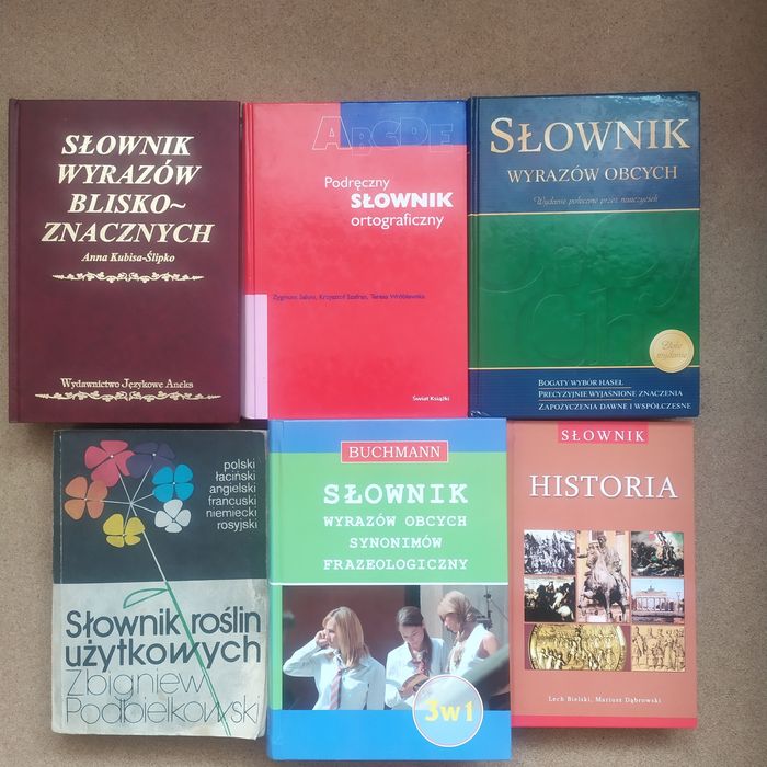Słowniki 6. książek.